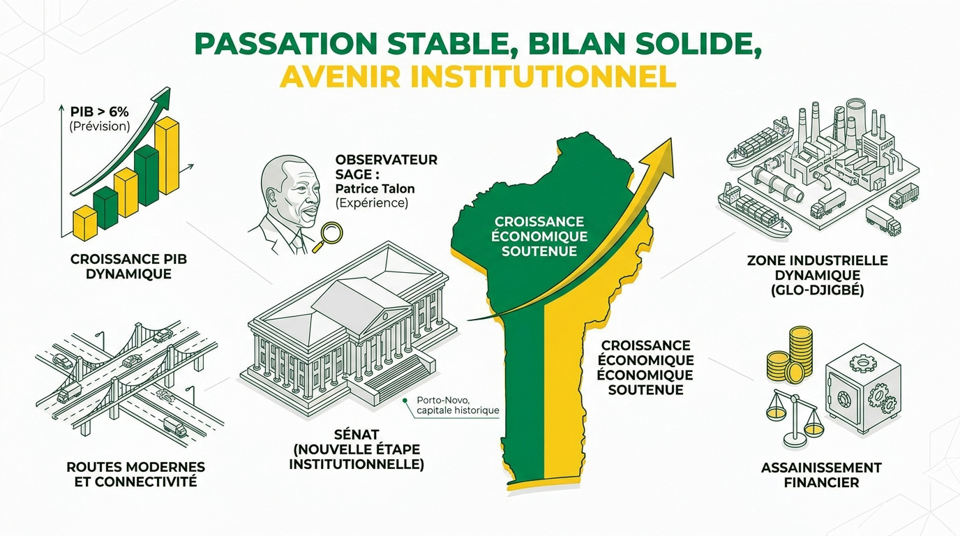 Passation de pouvoir entre dirigeants subsahariens au Bénin