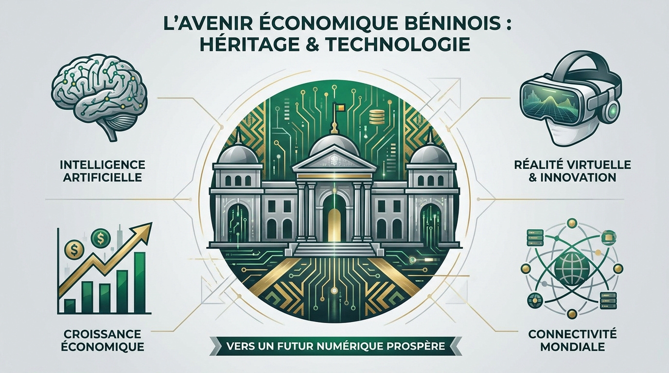 Entrepreneurs béninois présentant des innovations numériques au sommet Africa Forward